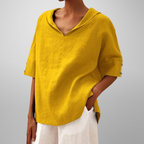 Women’s V-Neck Relaxed Fit Blouse