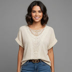 Women’s Elegant Lace Blouse with Flattering Fit