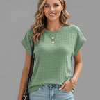 Women’s Casual Short-Sleeve Round Neck Top