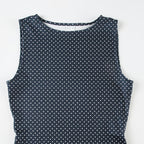 Women’s Sleeveless Polka Dot Mini Dress