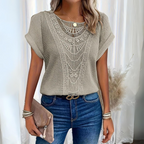 Women’s Elegant Lace Blouse with Flattering Fit