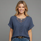 Women’s Elegant Lace Blouse with Flattering Fit